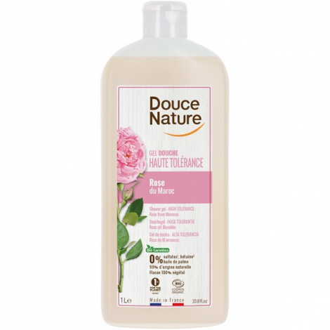 Douce Nature Douche haute tolérance Rose du Maroc 1L Douce Nature