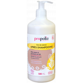Propolia Après shampoing Certifié Bio Miel Argan et Protéines de blé 500 ml Après shampoing Bio être de mèche 500 ml