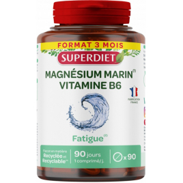 Super Diet Magnesium marin Vitamine B6 90 comprimés Super Diet