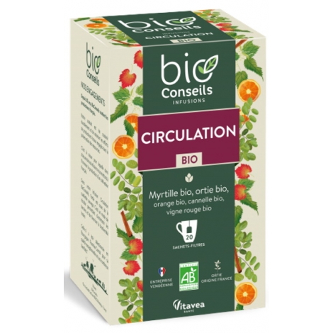 Bio Conseils Infusion Circulation bio 20 sachets 32g Bio Conseils