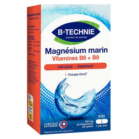 Magnesium Marin B6 Biotechnie 100 gélules Biotechnie