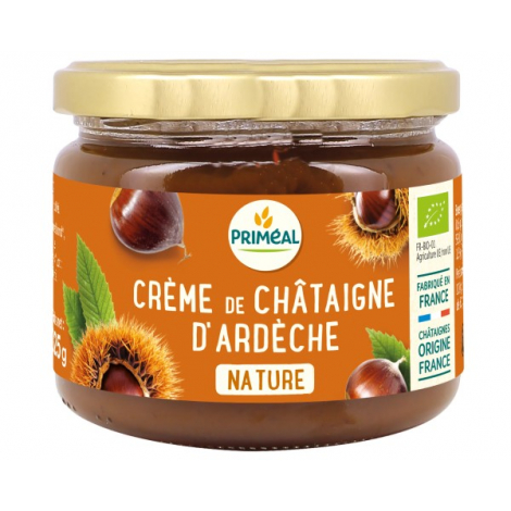Primeal Crème de châtaigne nature pot de 325g Primeal
