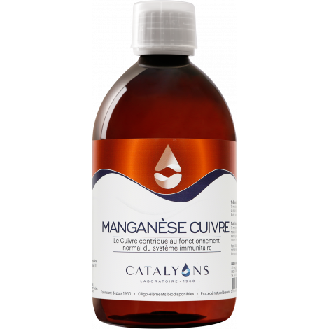 Oligo élément MANGANESE CUIVRE Catalyons 500 ml Catalyons