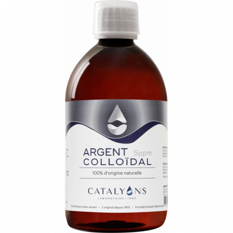 Oligo element ARGENT colloidal 5 PPM Catalyons 500 ml Catalyons