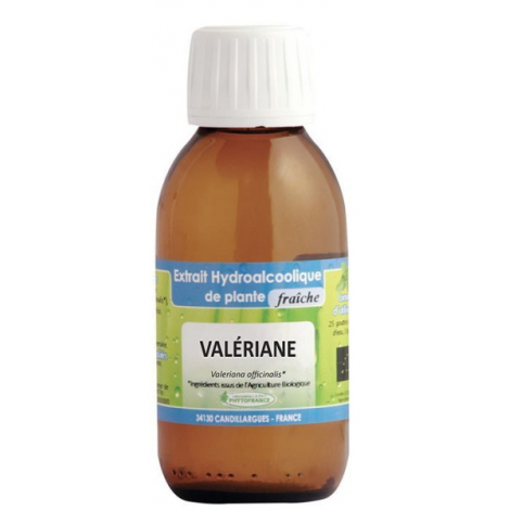 Phytofrance Extrait hydro alcoolique Valériane BIO 125 ml Phytofrance