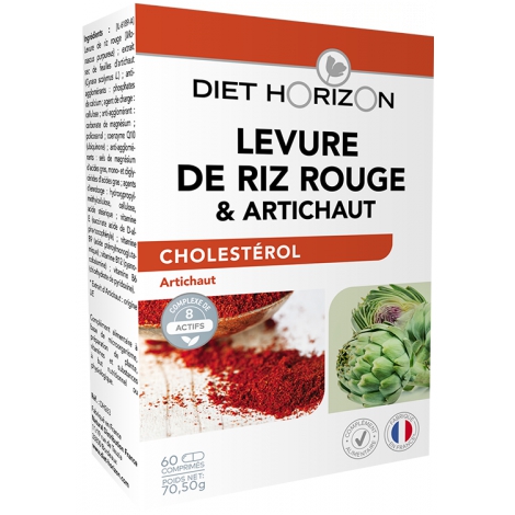 Diet Horizon Levure de Riz rouge 60 comprimés Diet Horizon