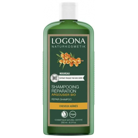 Logona Shampoing réparateur Argousier bio 250ml Logona