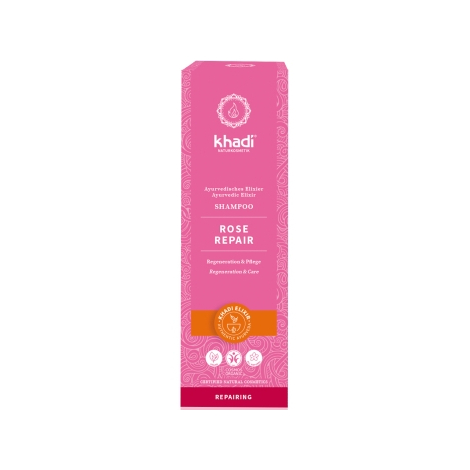Khadi Shampoing ayurvédique Rose 200 ml Khadi