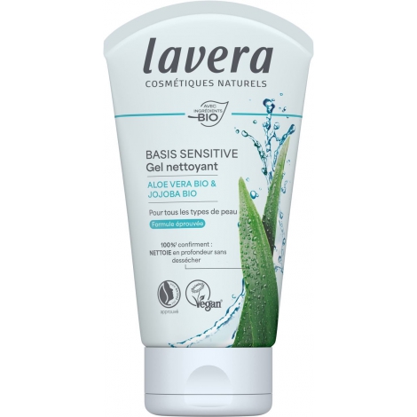 Lavera Gel nettoyant visage Aloe Vera bio et Jojoba 125ml Lavera