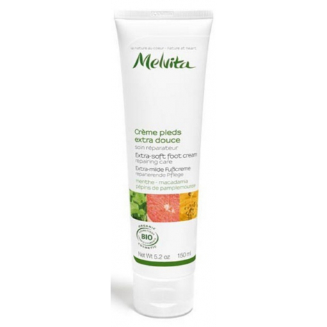 Melvita Crème extra douce pieds soin réparateur 150ml Onaturel