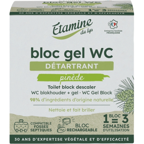 Etamine du Lys Bloc gel WC au Pin et à l'Eucalyptus 50ml Etamine du Lys