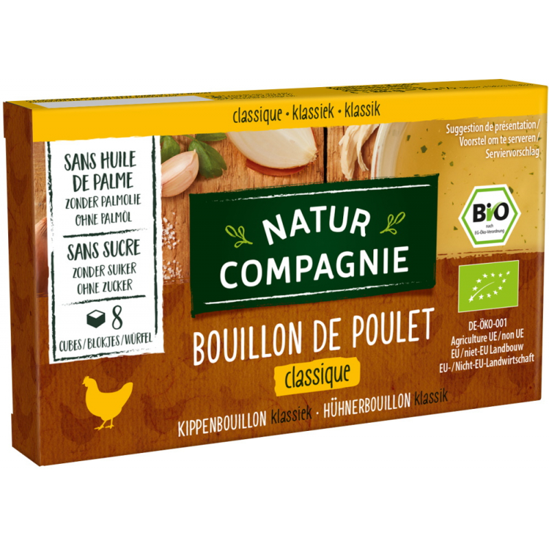 Natur Compagnie Bouillon cube de poulet 88g