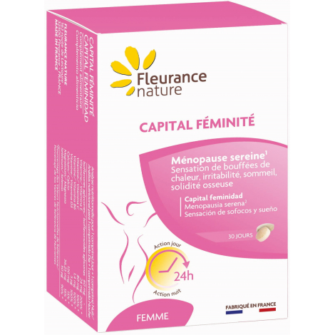 Fleurance Nature Capital féminité Jour et Nuit 60 comprimés Ménopause Fleurance Nature