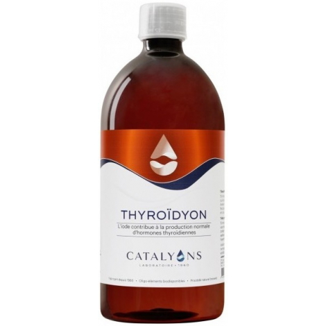 THYROIDYON Oligo elements Catalyons 1000 ml aide la fonction de la thyroide iode Onaturel