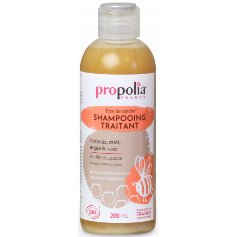 Propolia Shampoing Traitant Bio Propolis Miel Argile et Cade 200ml Propolia