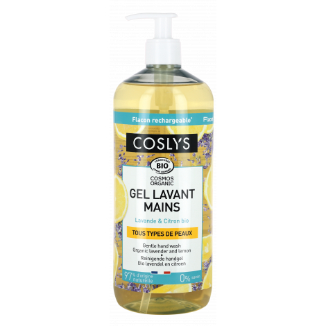 Coslys Gel Lavant mains douceur Lavande Citron 1L Coslys