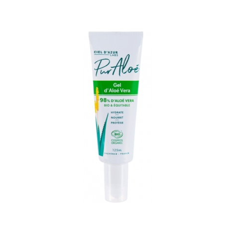 Puraloe Gel natif d'Aloé Vera tube airless 125ml Puraloe