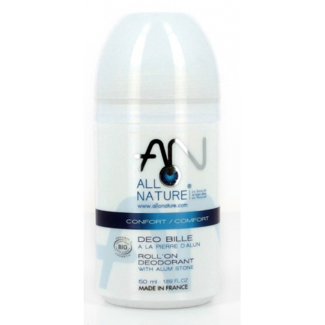 AlloNature Déo Bille Mentholé à l'Alun de Potassium 50ml AlloNature