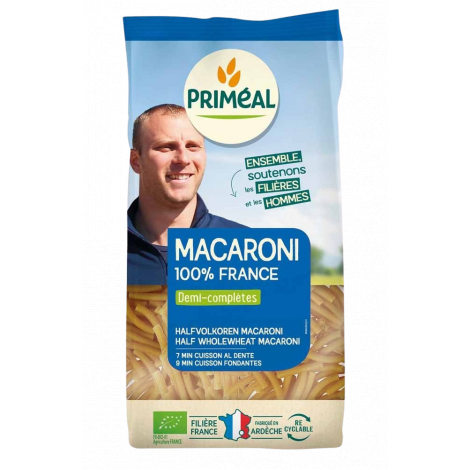 Primeal Macaroni demi complets 500g