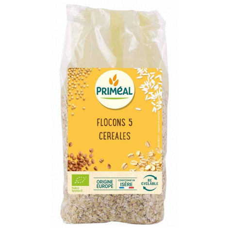 Primeal Flocons 5 céréales 500g