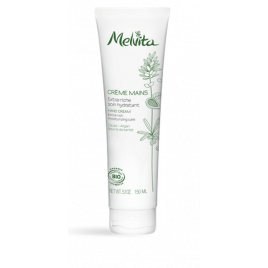 Melvita Crème extra riche mains beurre de cacao, argan et karité 150ml Melvita