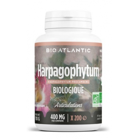 Bio Atlantic Harpagophytum bio 200 comprimés GPH Diffusion Onaturel