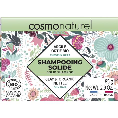 Cosmo Naturel Shampooing solide Cheveux Gras 85gr Cosmo Naturel