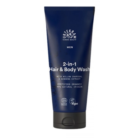 Urtekram shampoing douche 2 en 1 homme Aloe Vera Ginseng 200 ml Urtekram