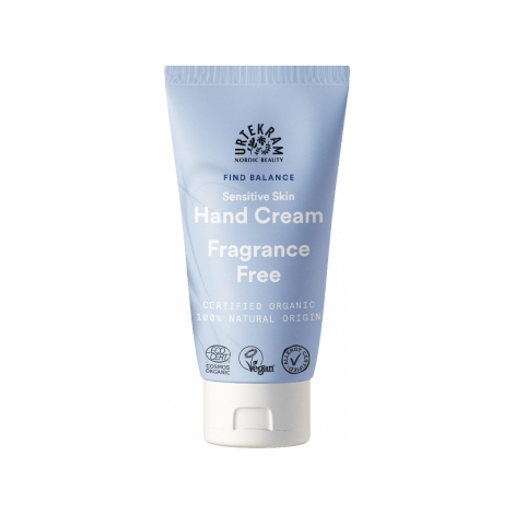 Urtekram Crème pour les mains sans parfum peaux sensibles 75ml Urtekram