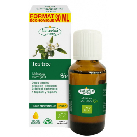 NatureSun'arôms Tea Tree bio Flacon compte gouttes 30ml Onaturel