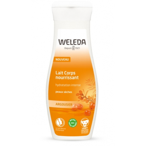 Weleda Lait Corps nourrissant à l'Argousier peaux sèches 200ml Weleda