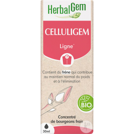 Herbalgem Gemmobase Celluligem Bio Flacon compte gouttes 50ml Herbalgem Gemmobase