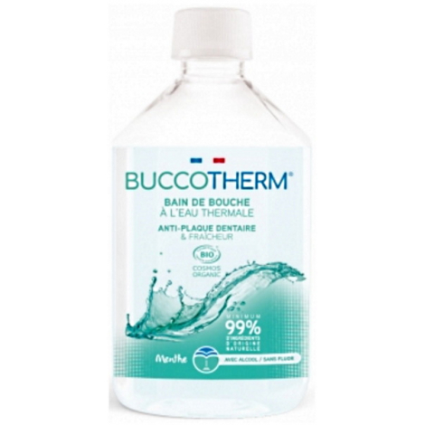 Bain de bouche menthe naturelle à l'eau thermale 300ml Buccotherm Onaturel
