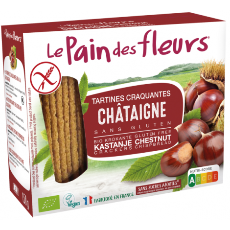 Le Pain Des Fleurs Tartines craquantes à la Châtaigne 150g Le Pain Des Fleurs