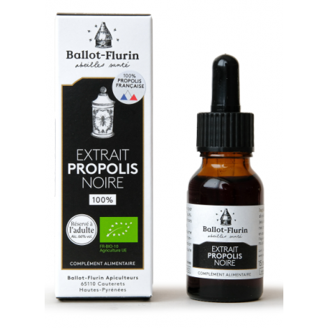 Ballot Flurin Extrait Liquide de Propolis noire 15ml Ballot Flurin