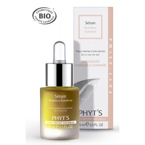 Phyts Phyt'ssima Sérum nutritif huiles d'Argan et de Chanvre 15 ml Phyts