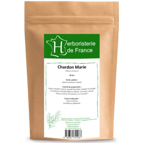 Herboristerie de France Tisane Chardon marie 30gr Herboristerie de France