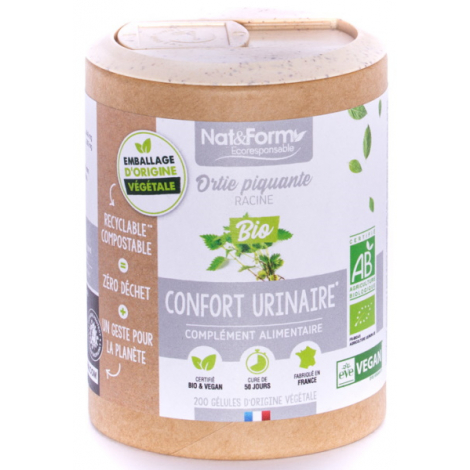Nat et Form Ortie piquante racine Bio 200 gélules Nat et Form