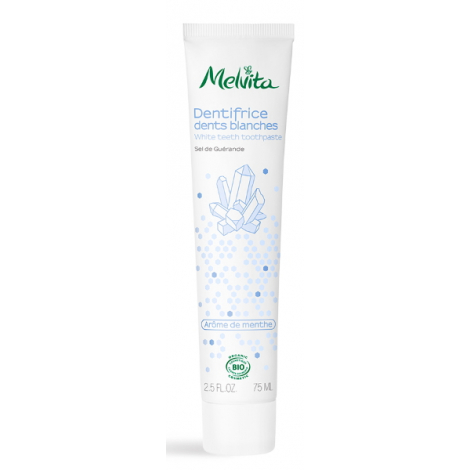 Melvita Dentifrice Dents blanches Arôme de menthe 75ml Onaturel
