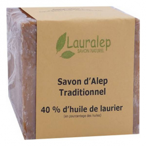 Lauralep Savon d'Alep Traditionnel 40% 200gr Lauralep