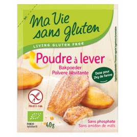 Ma Vie sans Gluten Poudre à lever sans gluten 40g Ma Vie Sans Gluten