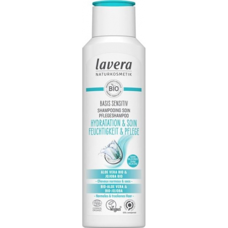 Lavera Shampoing Basis Sensitiv Hydratation et Soin 250 ml Lavera