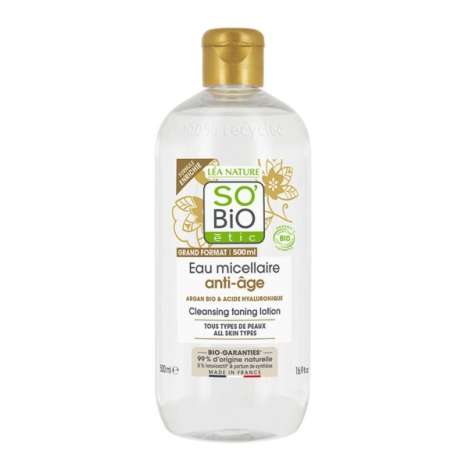 So Bio étic Eau Micellaire anti âge à l'Argan 500ml So'Bio étic