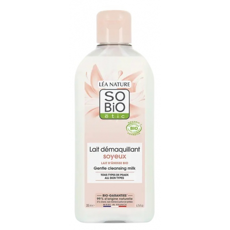 So Bio étic Lait démaquillant au lait d'ânesse bio 200ml So'Bio étic
