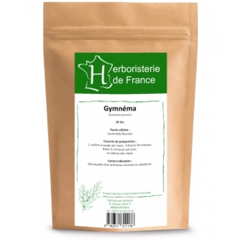 Herboristerie De France Gymnema Sylvestre feuille tisane 30 gr Herboristerie de France