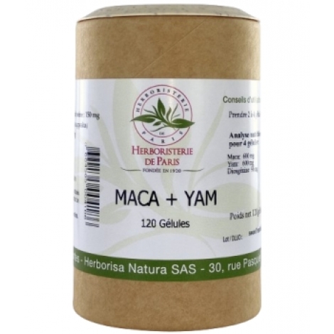Herboristerie de paris Maca et Yam 120 gélules Herboristerie De Paris