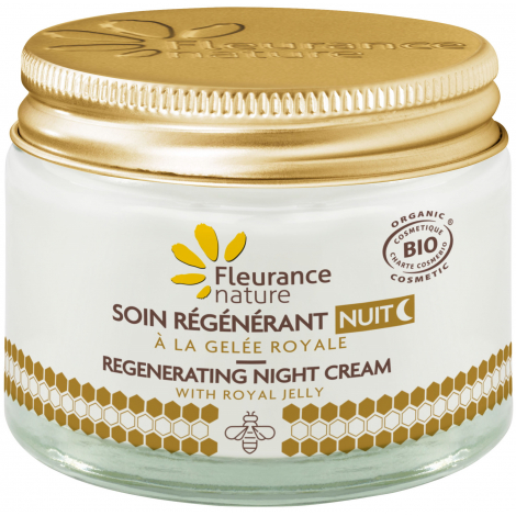 Fleurance Nature Soin de nuit régénérant à la Gelée Royale Bio 50 ml Fleurance Nature
