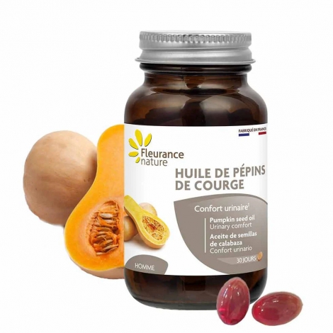 Fleurance Nature Huile de pépins de Courge 60 capsules Onaturel