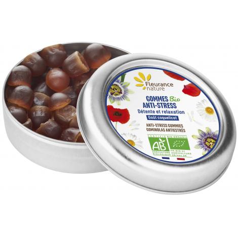 Fleurance Nature Gommes anti stress Bio gout framboise Onaturel