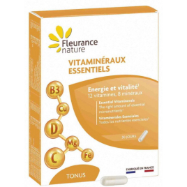 Fleurance Nature Vitaminéraux essentiels 30 gélules Onaturel